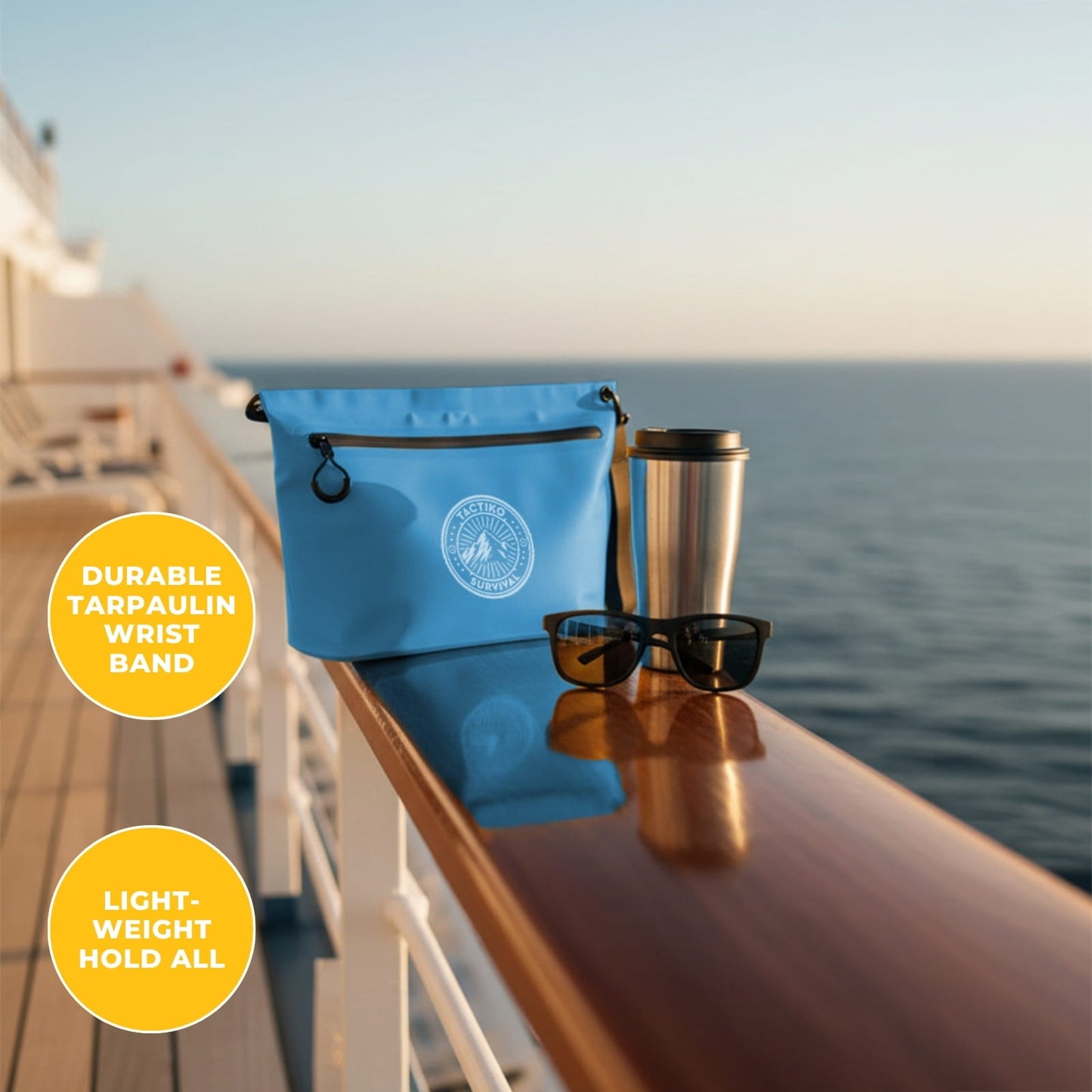 3L Splash-Resistant Gear Pouch (Ocean Blue)