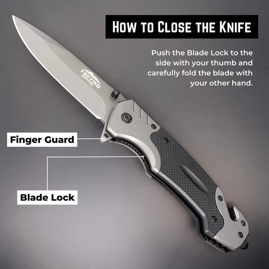 Tactiko folding knife safety guide
