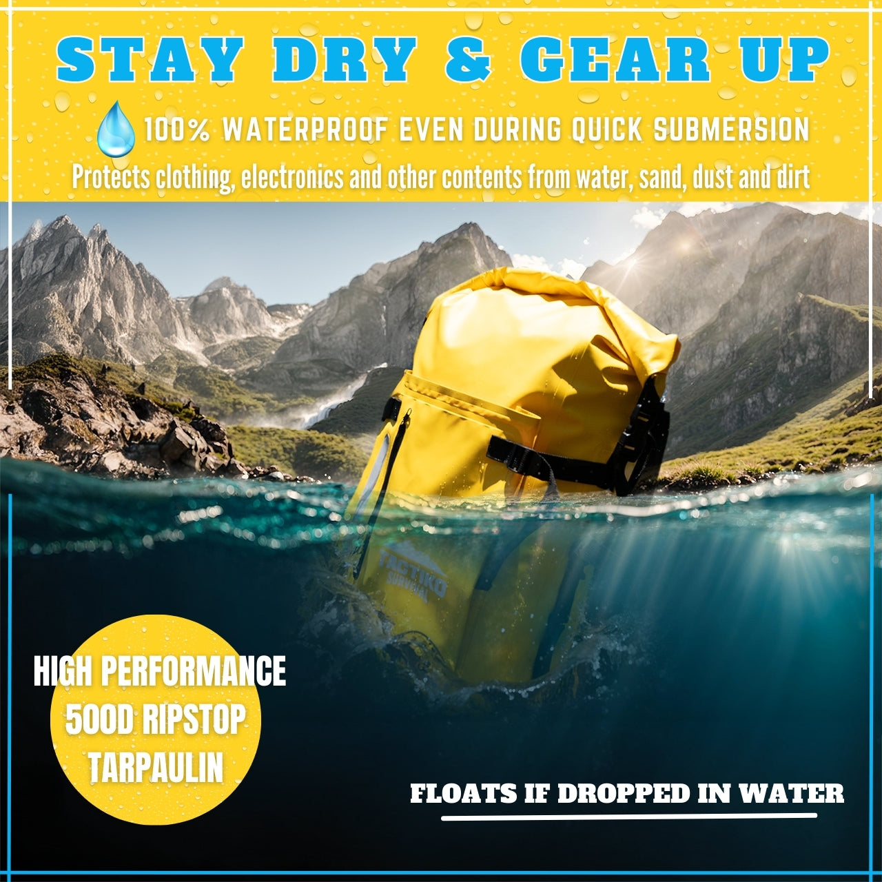 heavy duty dry bags for watersports