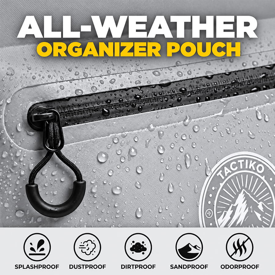 3L Splash-Resistant Gear Pouch (Gray)