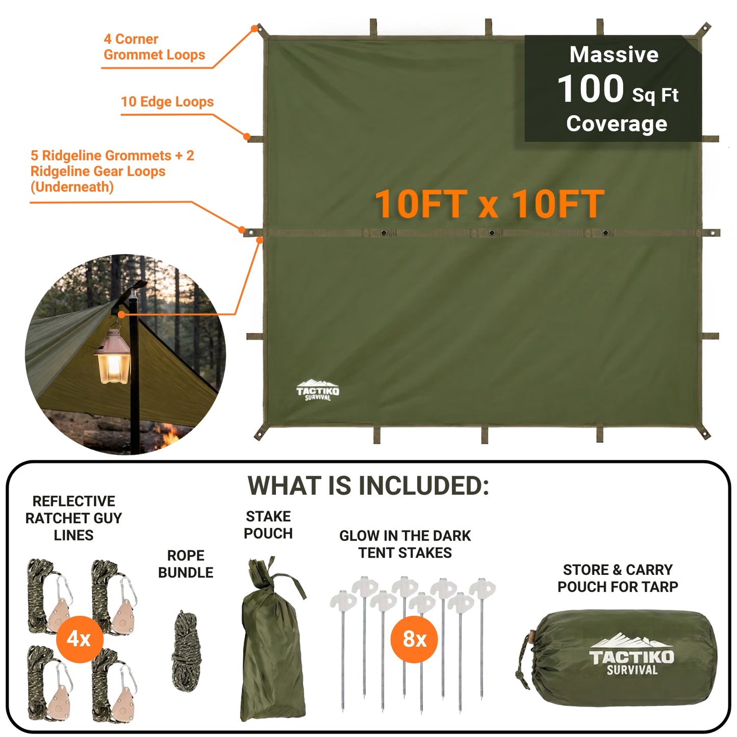 Waterproof Survival Tarp & Shelter