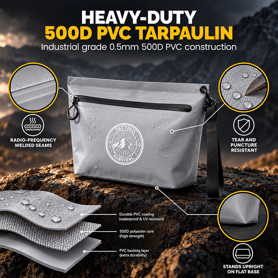 3L Splash-Resistant Gear Pouch (Gray)