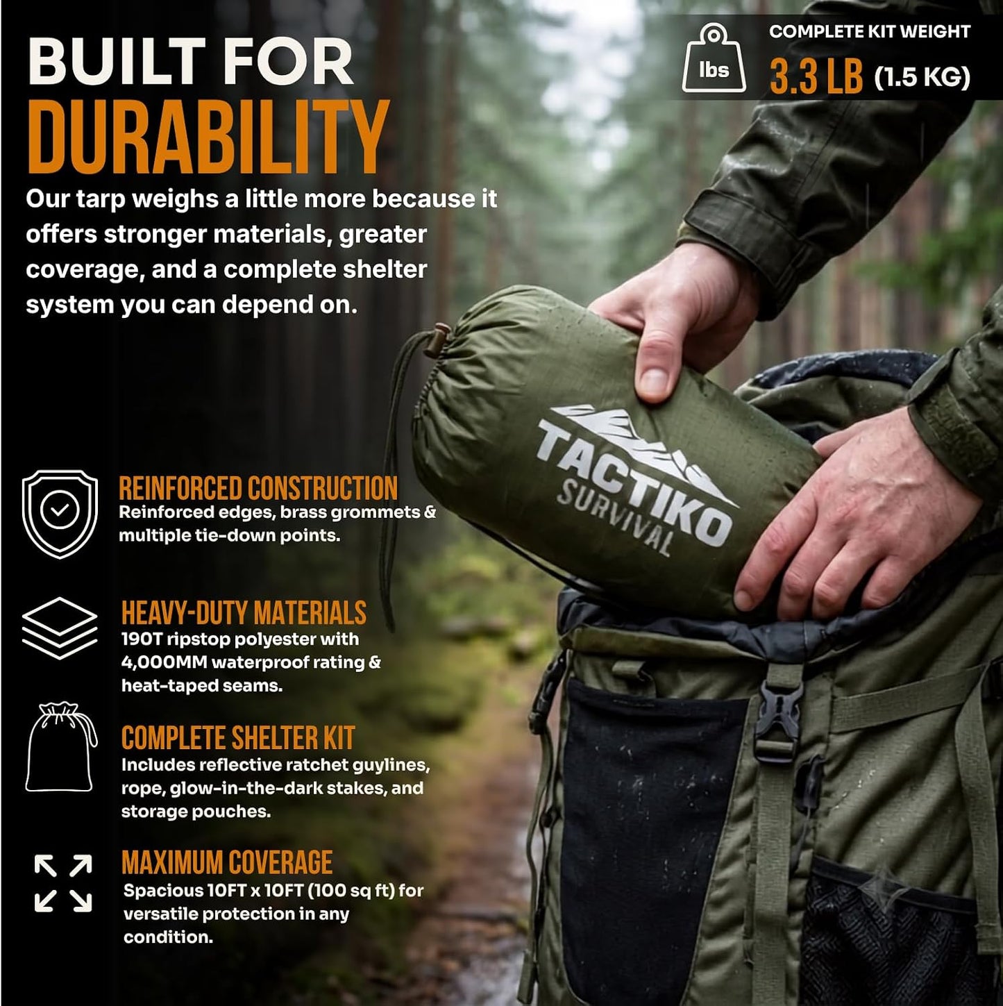 Waterproof Survival Tarp & Shelter