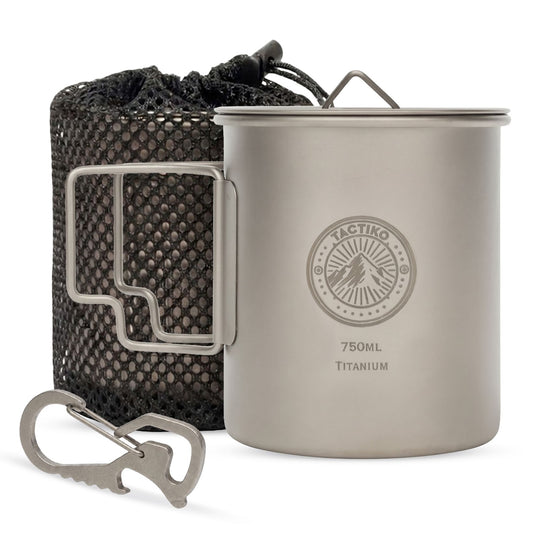Titanium Camping Mug/Cook Pot (750ml)