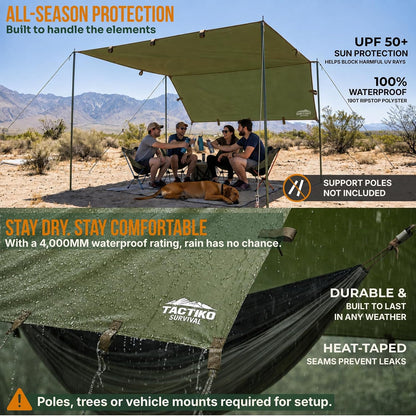 Waterproof Survival Tarp & Shelter