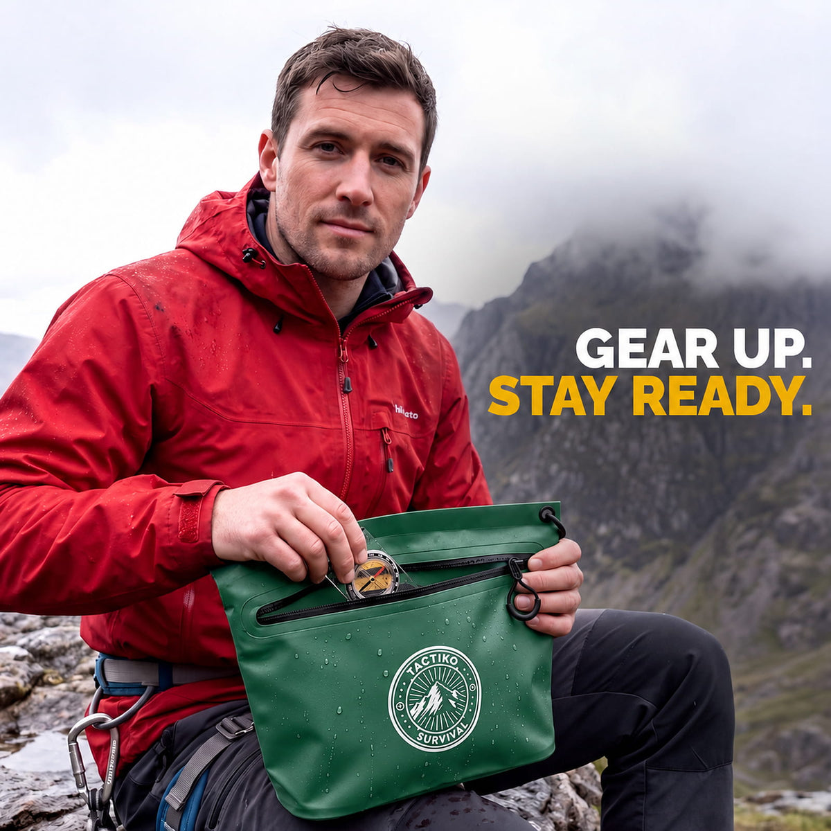 3L Splash-Resistant Gear Pouch (Green)