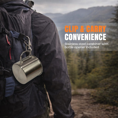 Stainless Steel Camping Mug (550ml)