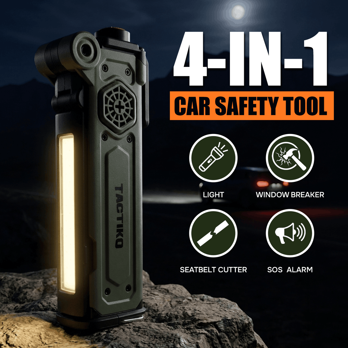 4-in-1 Car Safety Tool