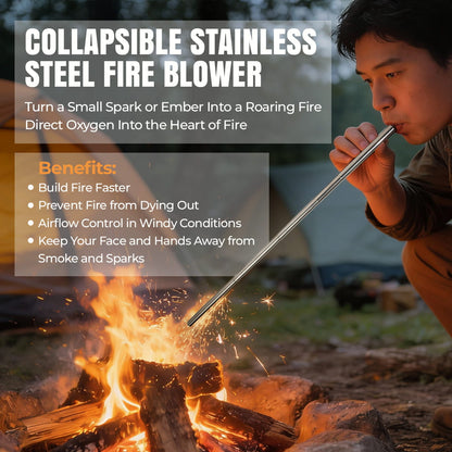 fire blower to start campfire