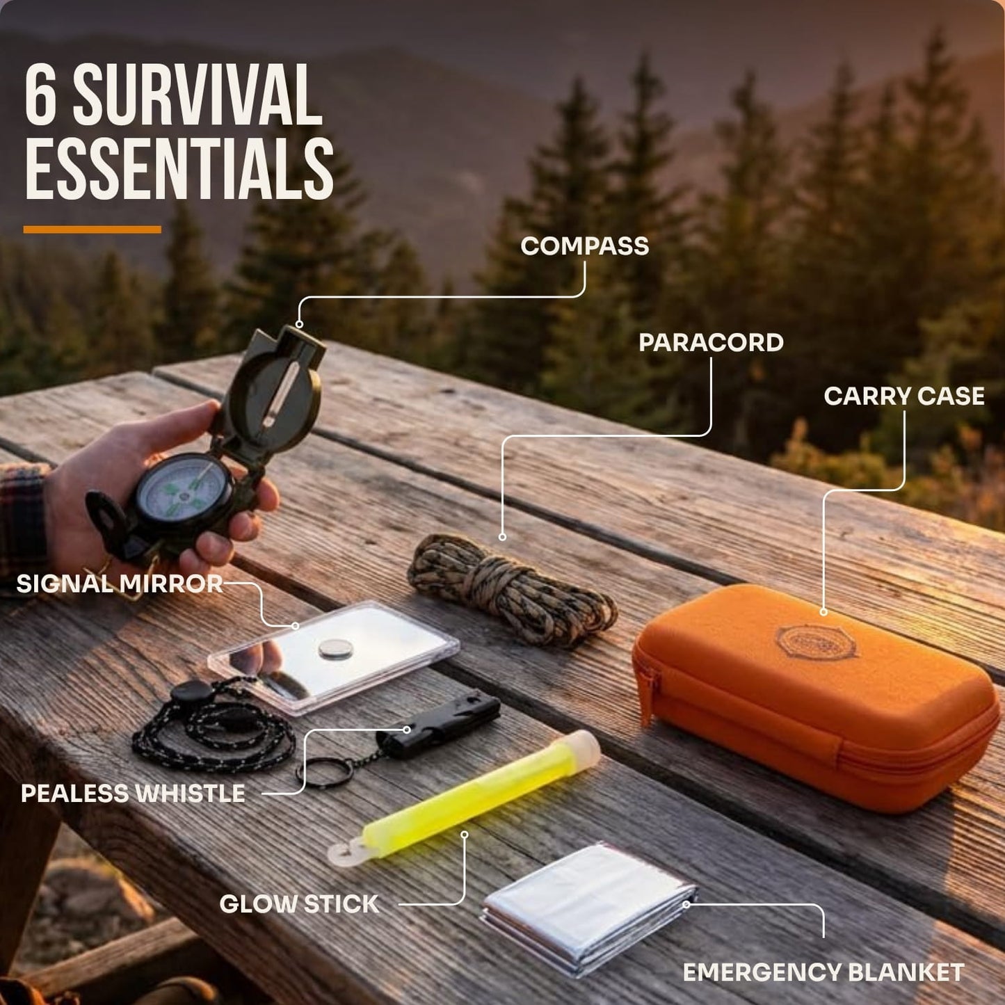 Compact Survival Signal Kit