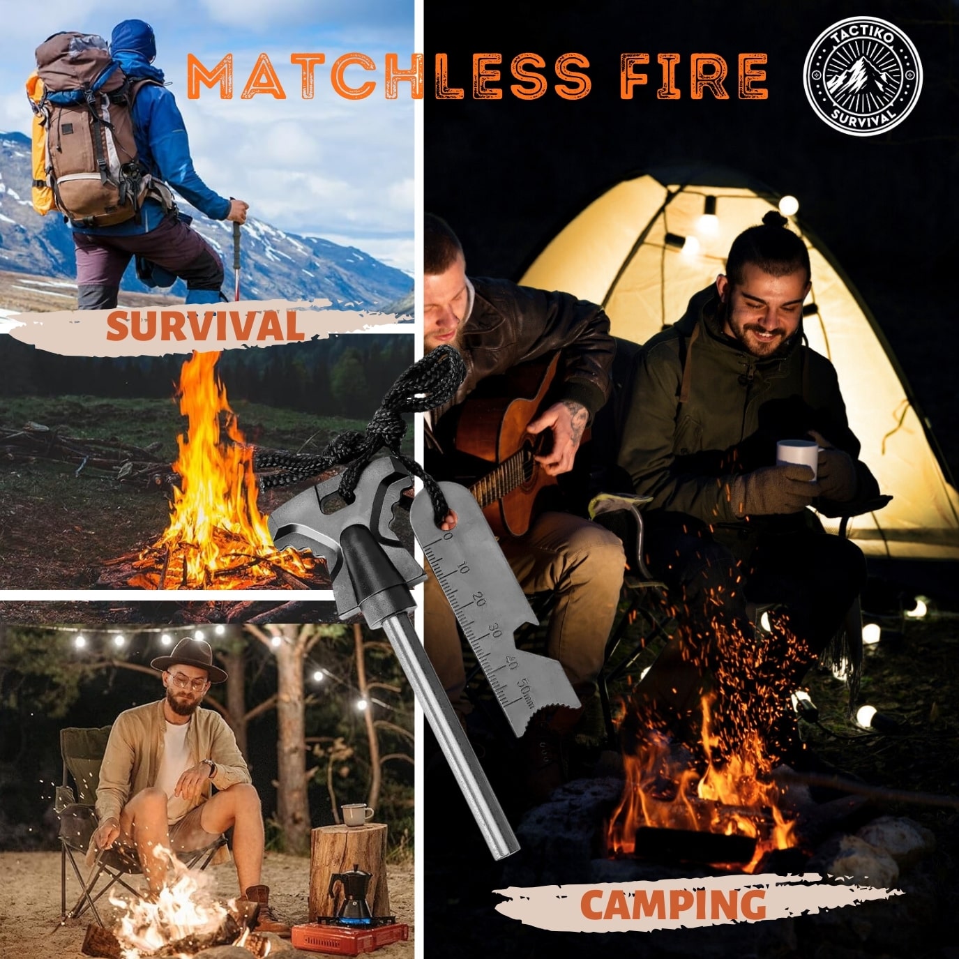 the best matchless fire survival fire starter for camping
