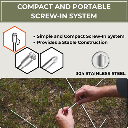 tripod screw in assembly