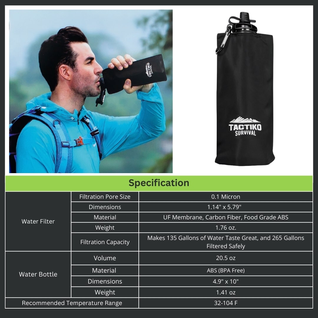 life straw filter water bottle