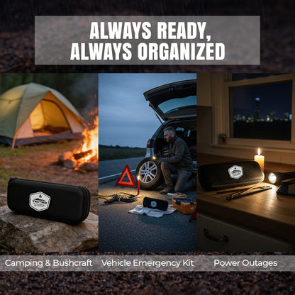 survival kit case for camping and emergencies