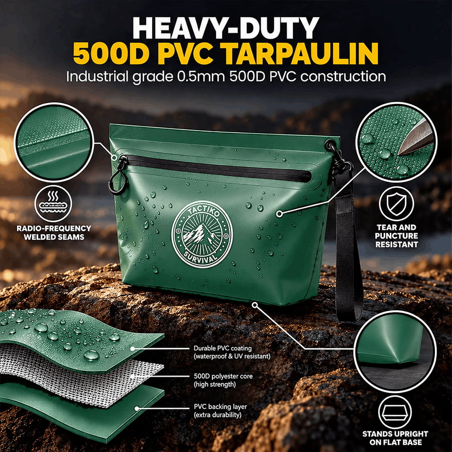 3L Splash-Resistant Gear Pouch (Green)
