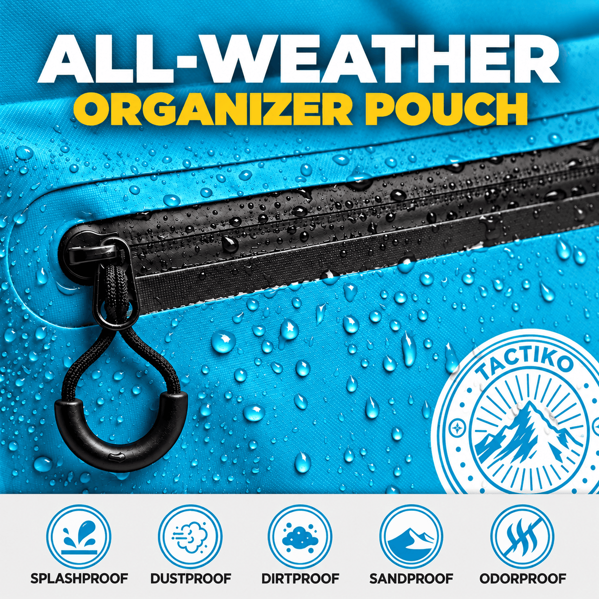 3L Splash-Resistant Gear Pouch (Blue)