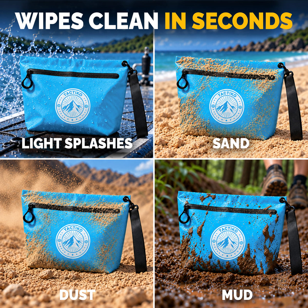 3L Splash-Resistant Gear Pouch (Blue)