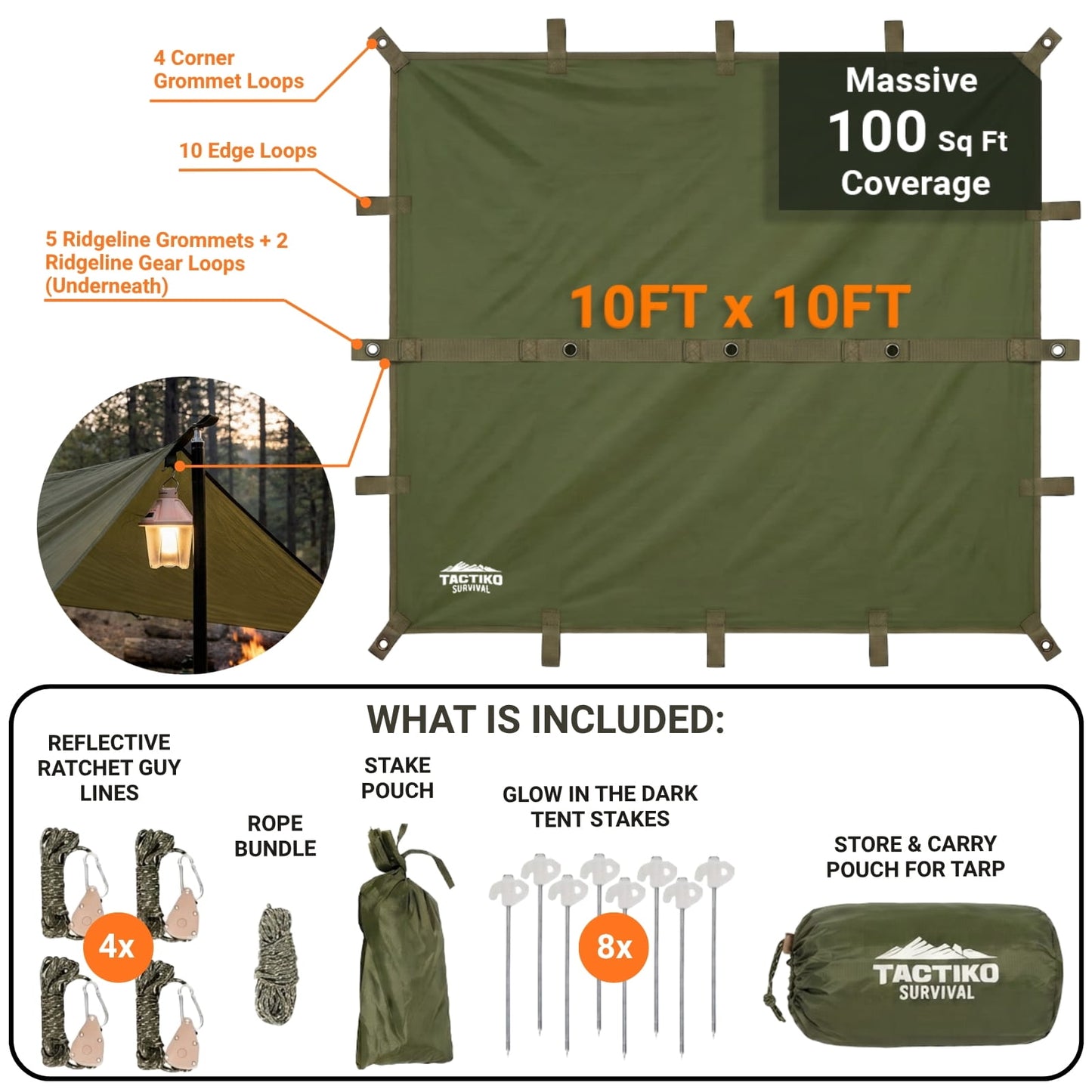 Waterproof Survival Tarp & Shelter