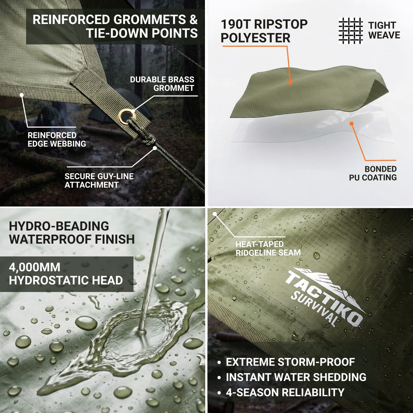 Waterproof Survival Tarp & Shelter