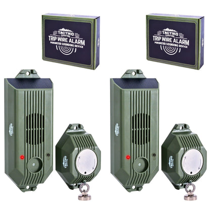 Tactiko trip wire alarm dual pack for perimeter security