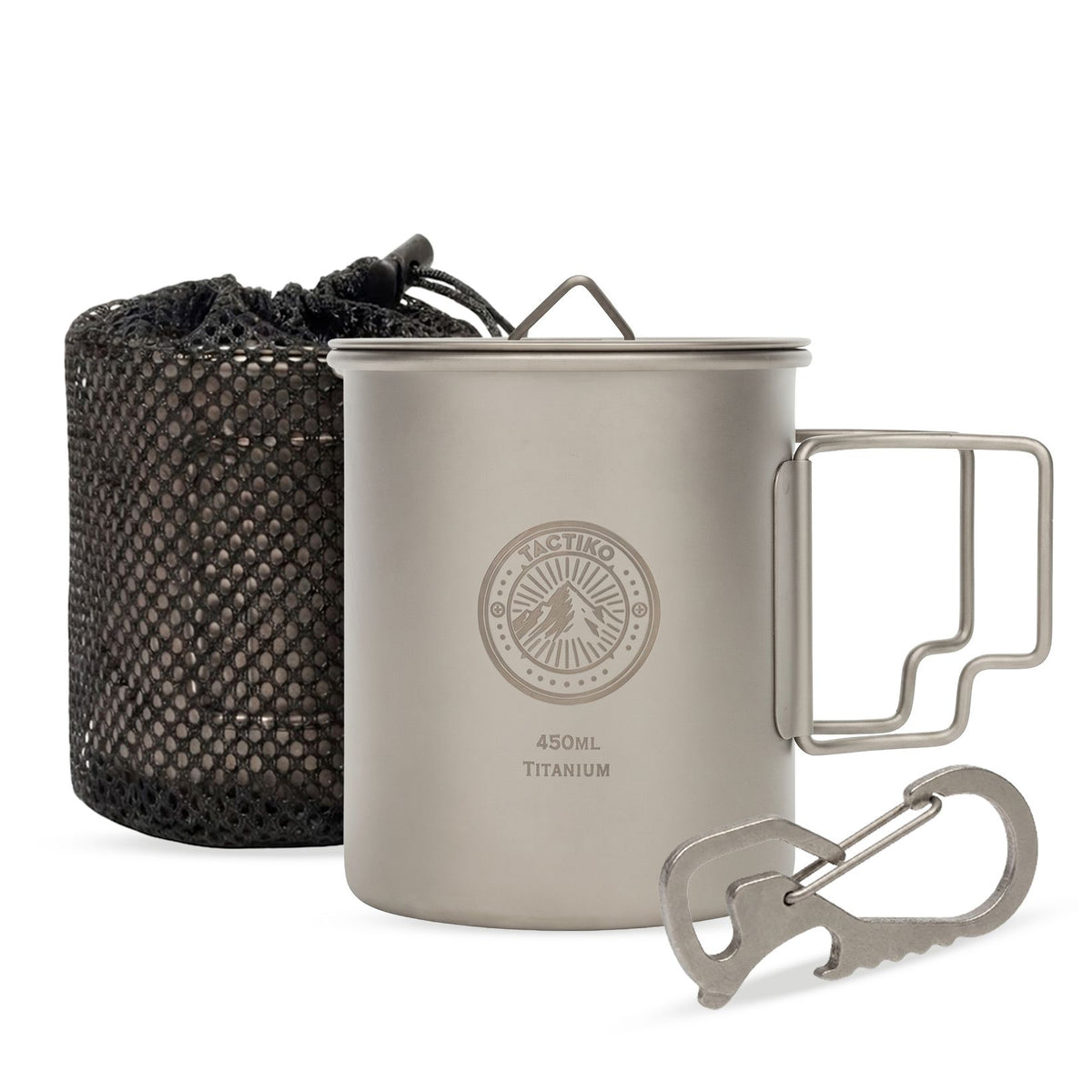Titanium Camping Mug (450ml)