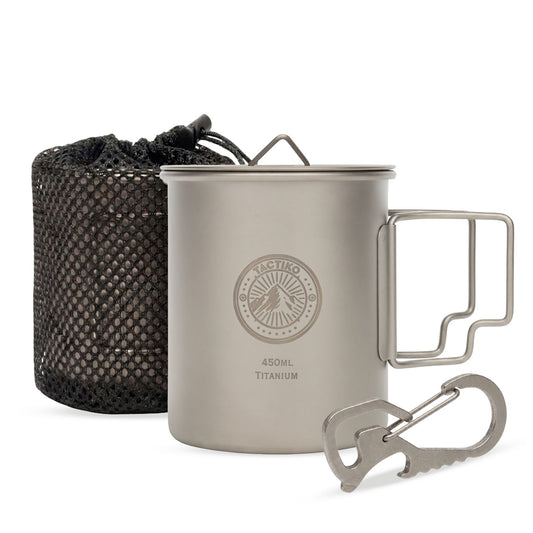 Titanium Camping Mug (450ml)