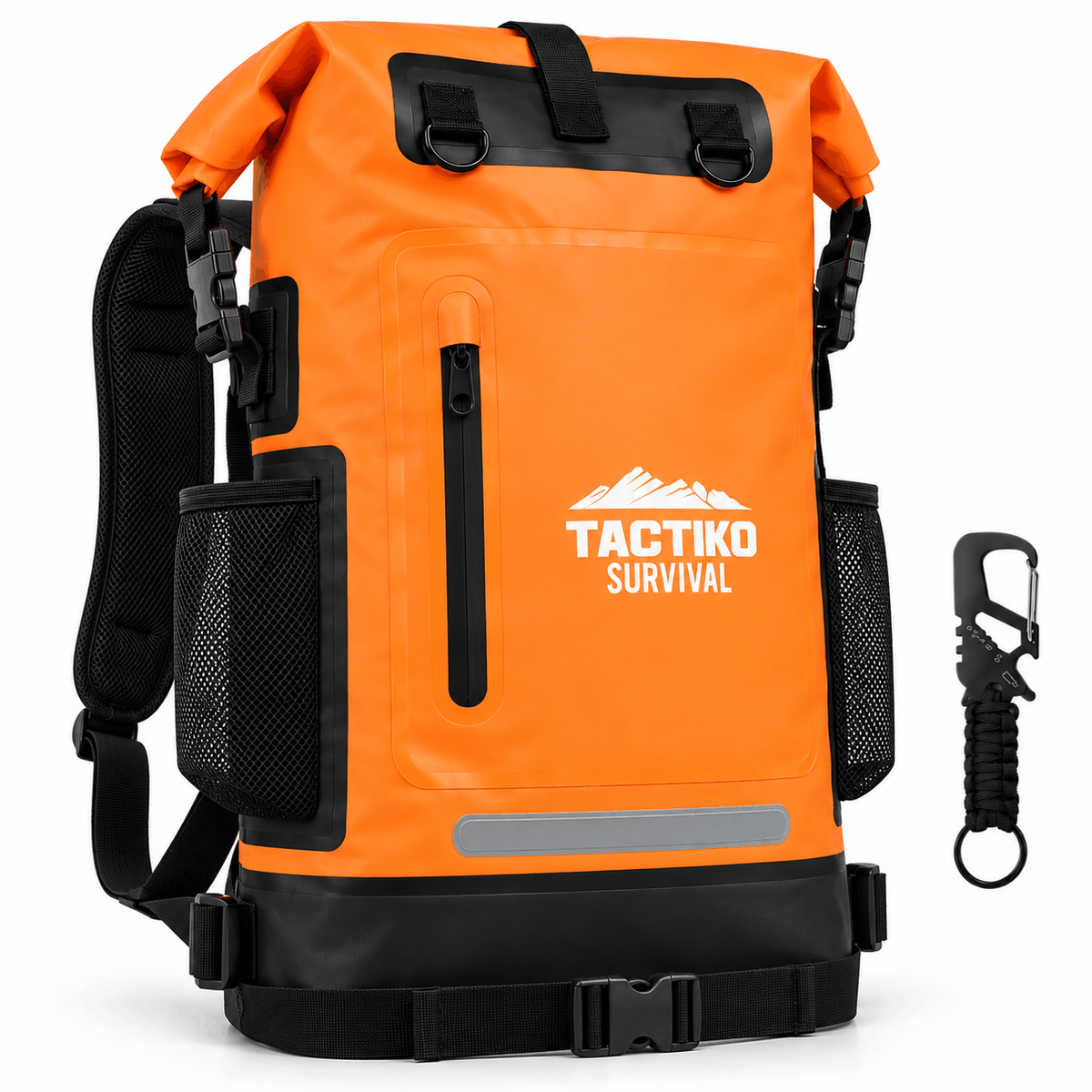 35L Waterproof Tactical Backpack (Fire Orange)
